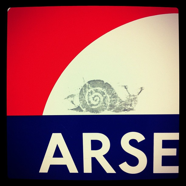 Rude snail. Rude snail.