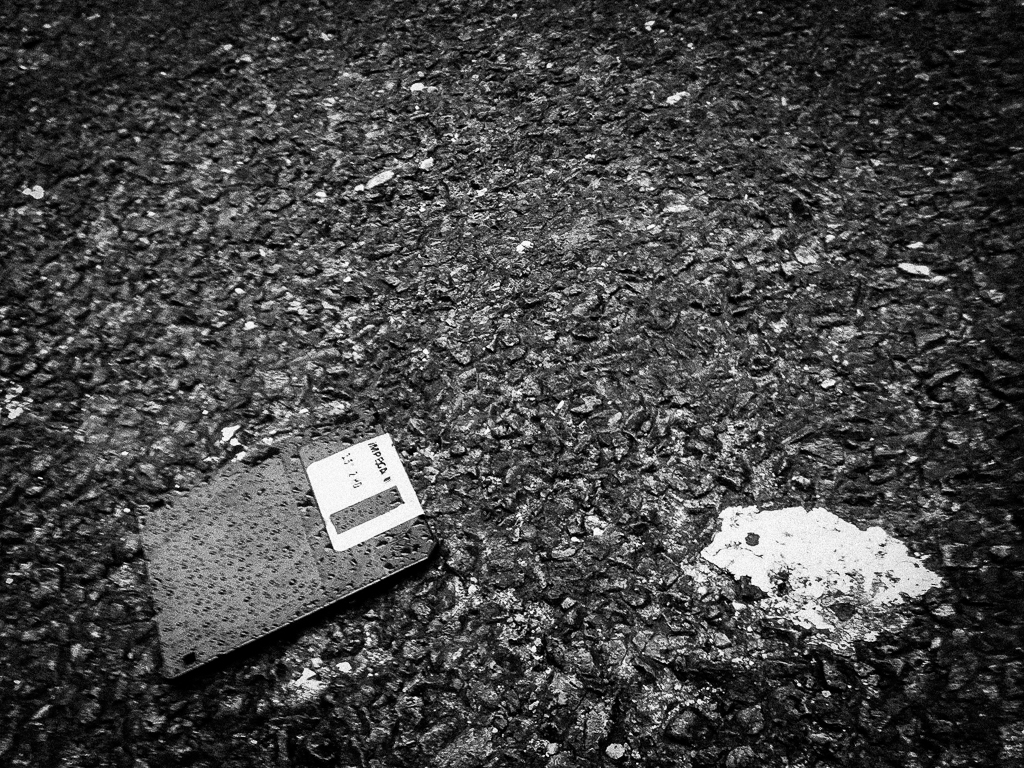 Abandonned floppy disk